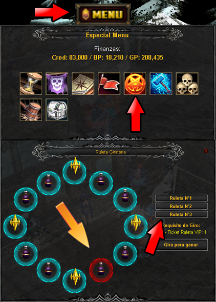 Interfaz Ruleta